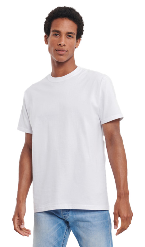 T-Shirt Classic Heavyweight R-215M-0 Russell White