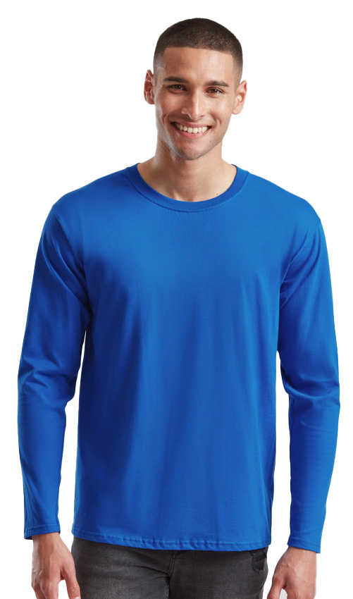 Μακρυμάνικο T-Shirt 61-360-0 Fruit of the Loom Iconic 195 Ringspun Premium Royal Blue