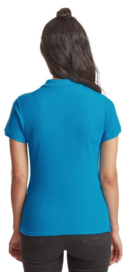 Γυναικεία Μπλούζα Polo 63-030-0 Fruit of the Loom Azure Blue