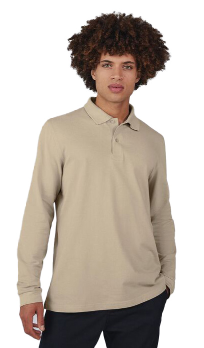 Μπλούζα Polo Μακρυμάνικη PU425 B & C My Polo 180 LSL Ανδρική Mastic