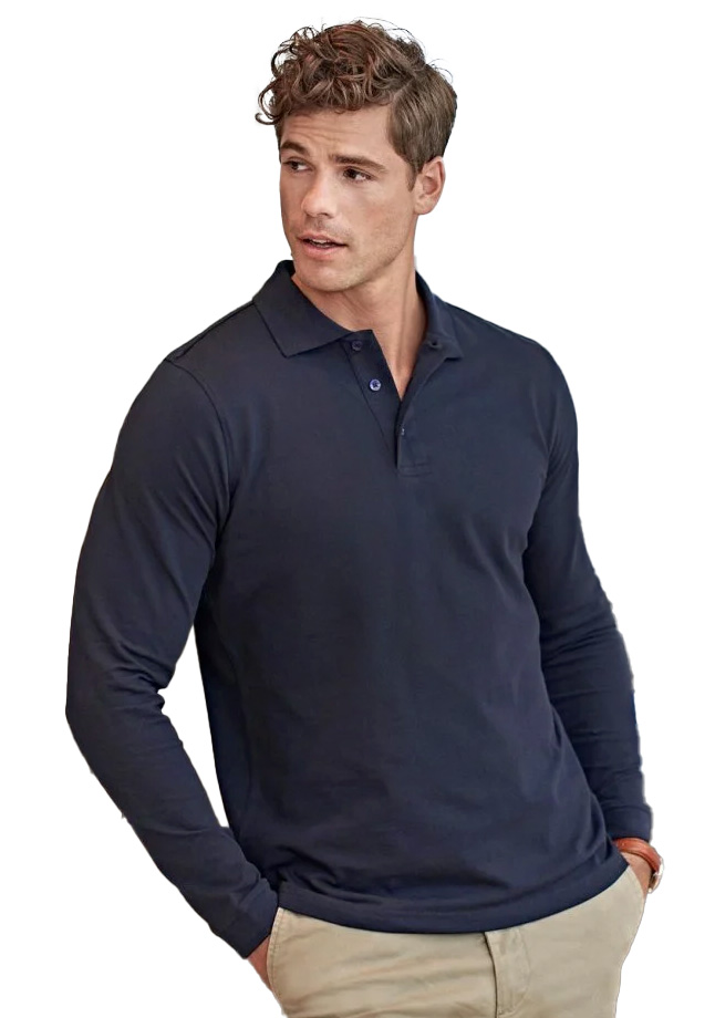 Μακρυμάνικη Μπλούζα Polo 1406 Tee Jays Luxury LS Stretch Navy