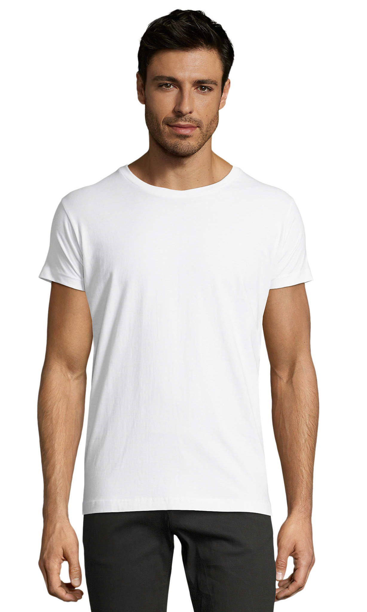 T-Shirt 00580 SOL'S Imperial Slim Fit White