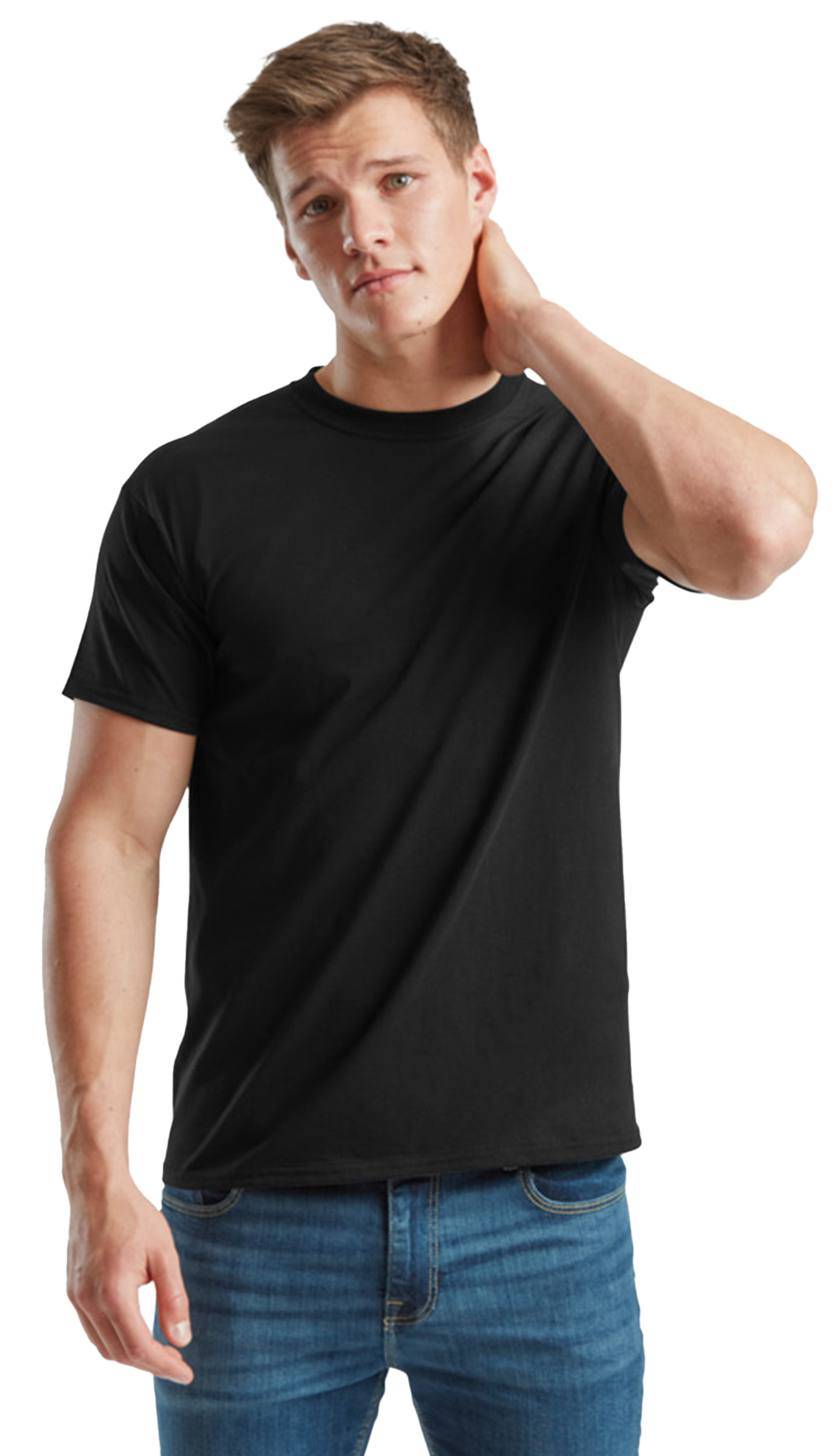 T-Shirt 61-044-0 Fruit of the Loom Super Premium Black