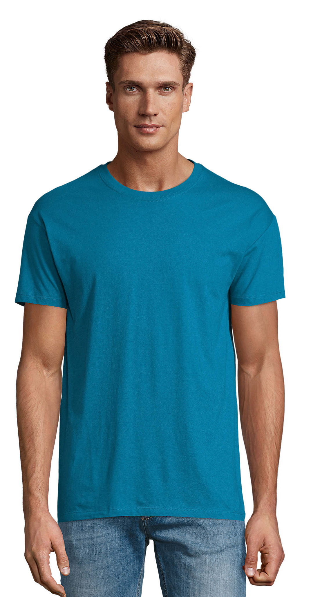 Ανδρικό T-Shirt 11380 SOL'S Regent Duck Blue