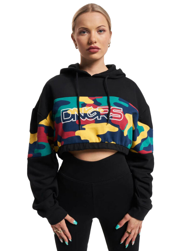 Dangerous DNGRS Hoody HideMe DNGRS DLHD136-00777 black camo