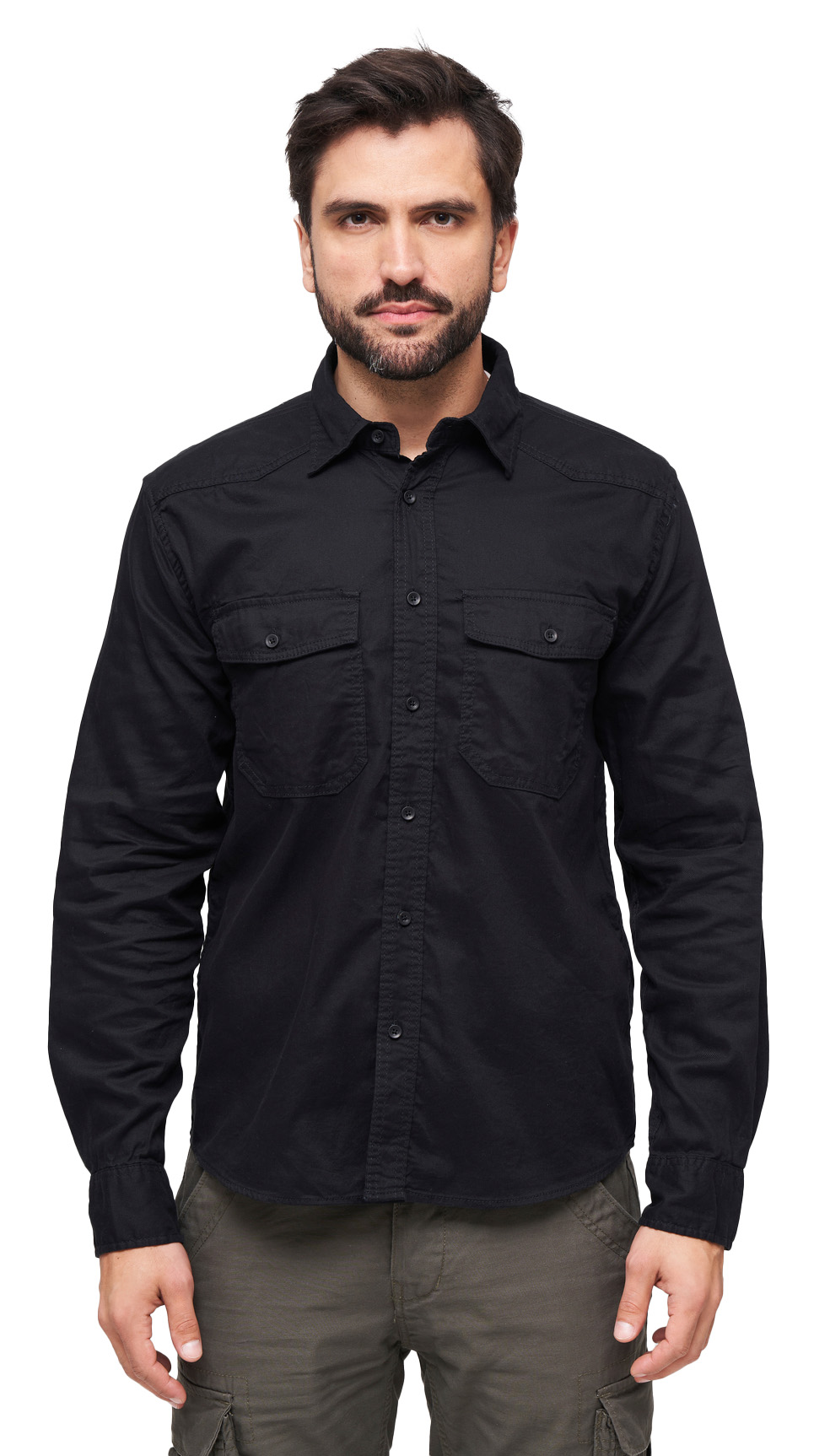 Πουκάμισο Φλανέλα BD4030 Brandit Black