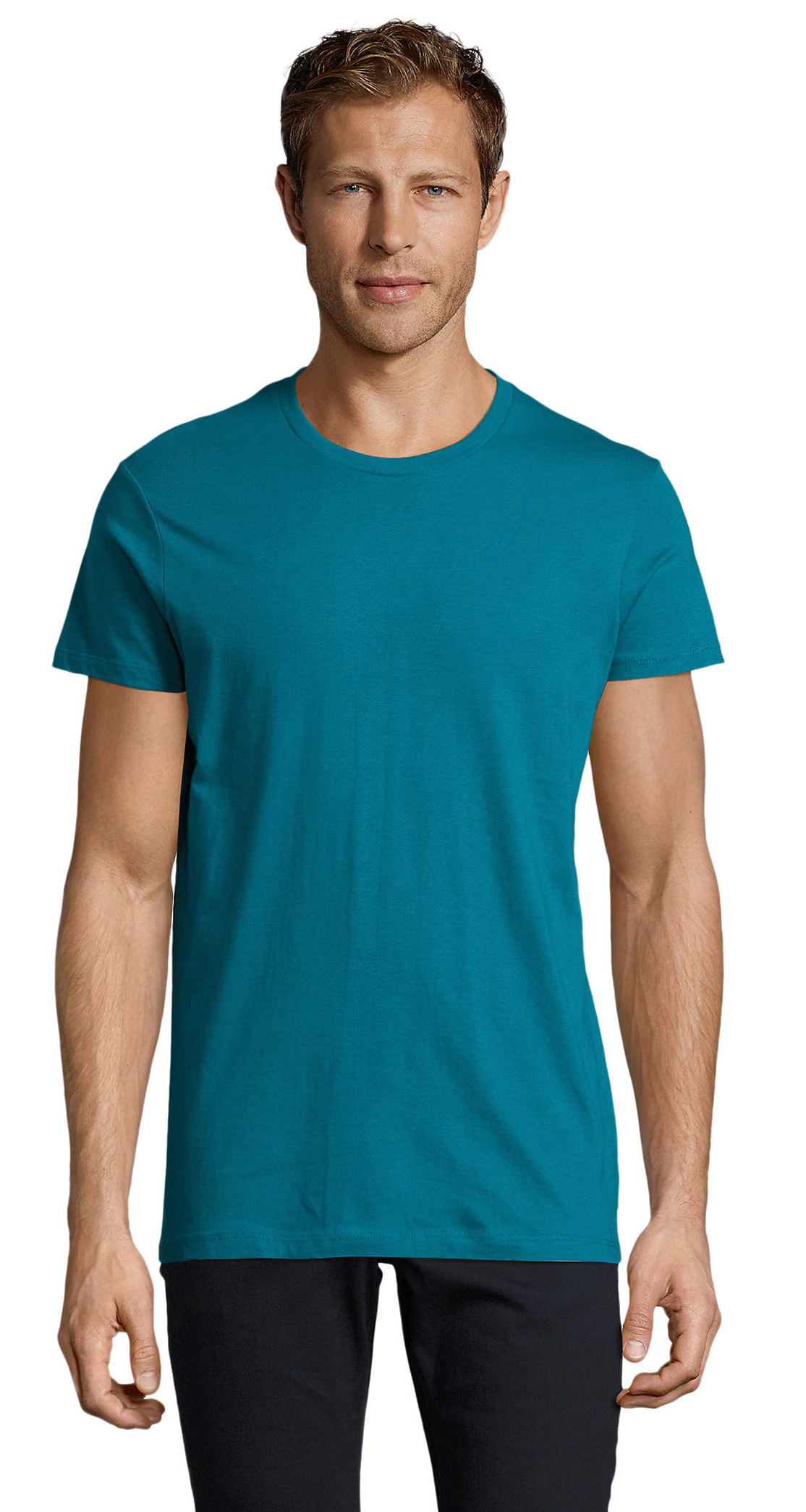 T-Shirt Slim Fit Regent 00553 SOL'S Duck Blue