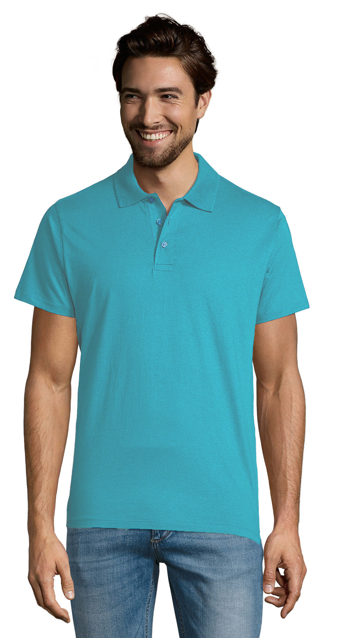 Ανδρικό Polo Prescott Men SOLS 11377 Atoll Blue