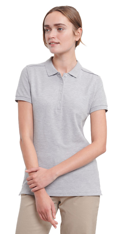 Γυναικείο Μπλουζάκι Polo R-566F-0 Russell Slim Fit Stretch Light Oxford