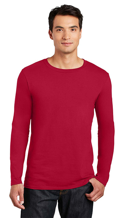 Μακρυμάνικο T-Shirt 64400 Gildan Softstyle Red