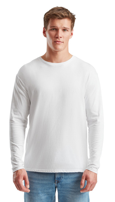 Μακρυμάνικο T-Shirt 61-446-0 Fruit of the Loom Iconic 150 White