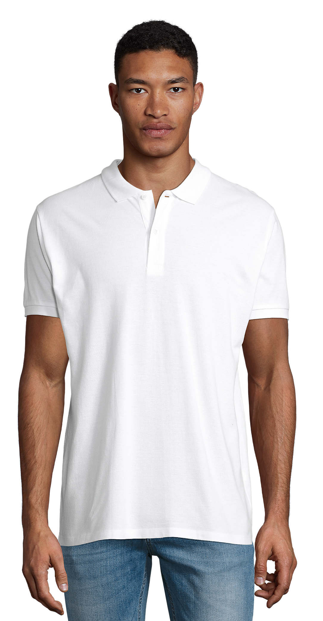 Ανδρική Μπλούζα Polo 03566 SOL'S Organic Planet White