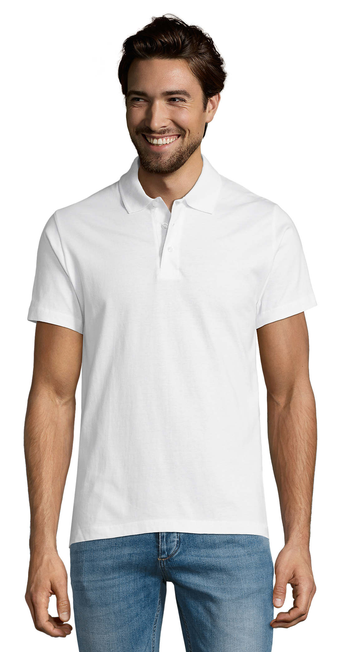 Ανδρική Μπλούζα Polo Prescott 11377 SOL'S White
