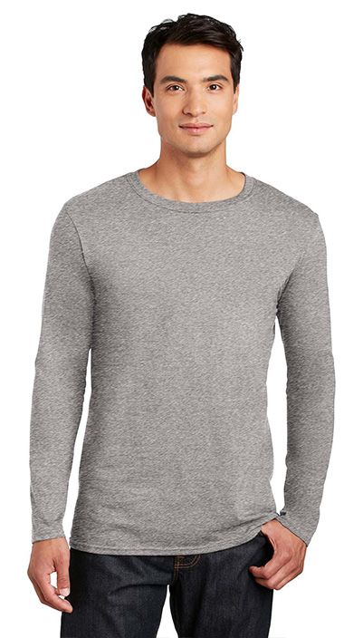 Μακρυμάνικο T-Shirt 64400 Gildan Softstyle Sport Grey