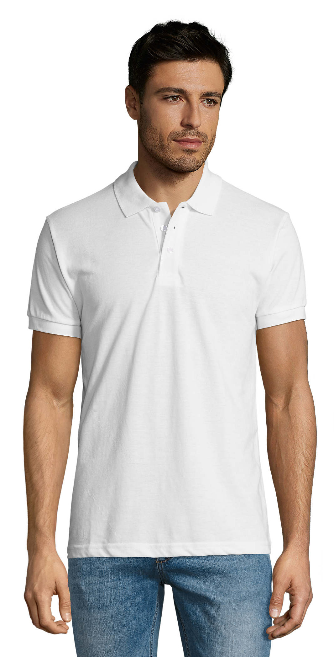Ανδρικό Polo Πικέ 00571 SOL'S Prime Men White