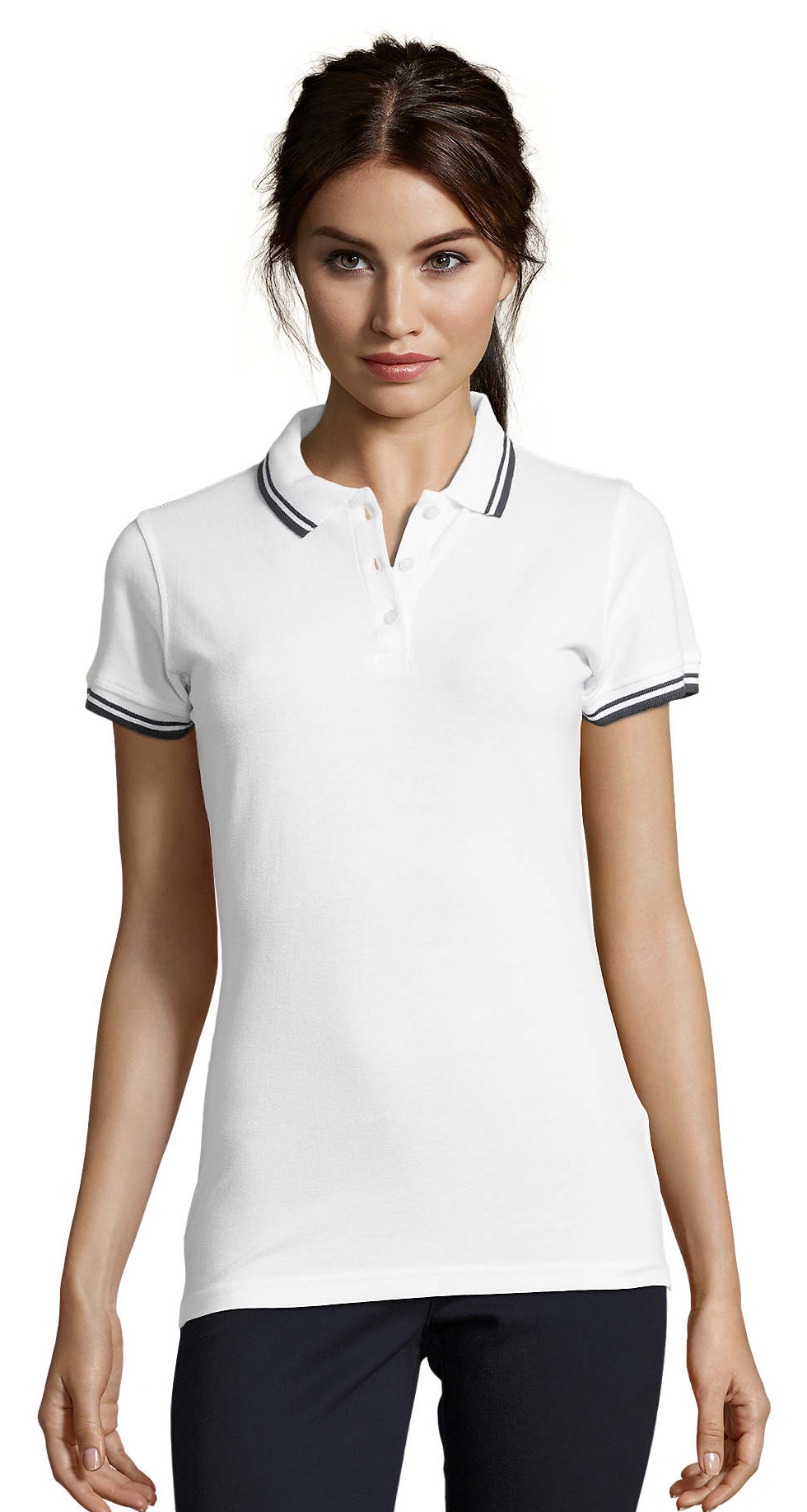 Γυναικείο Πόλο Πικέ 00578 SOL'S Pasadena White/Navy