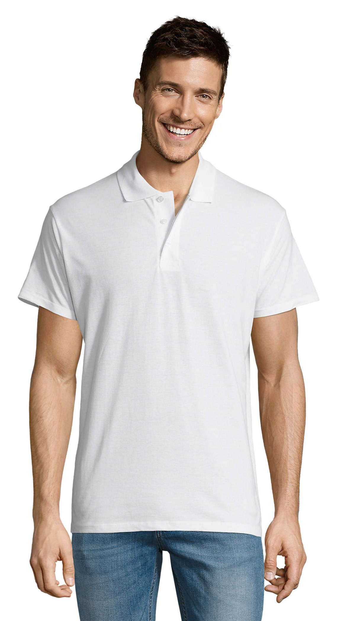Ανδρική Μπλούζα Polo 11342 SOL'S Summer II White