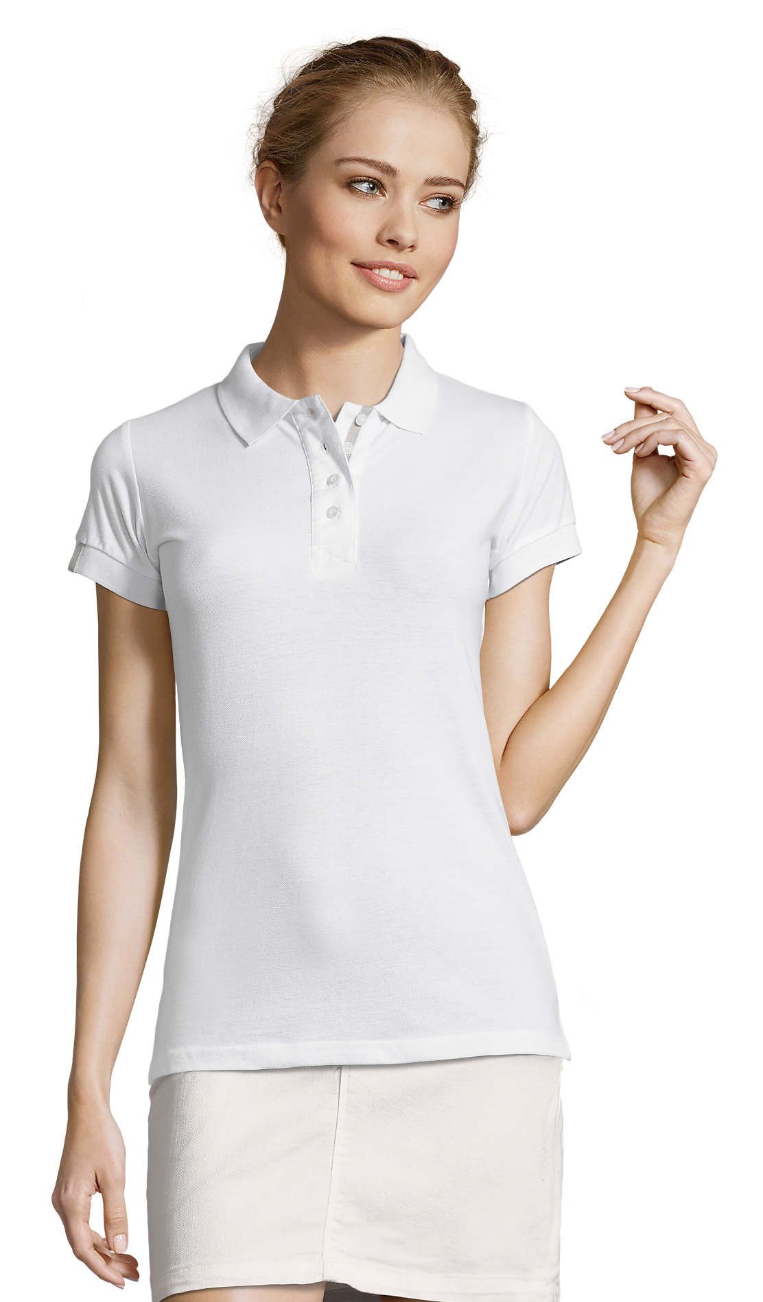 Γυναικείο Πόλο Πικέ 00575 SOL'S Portland White