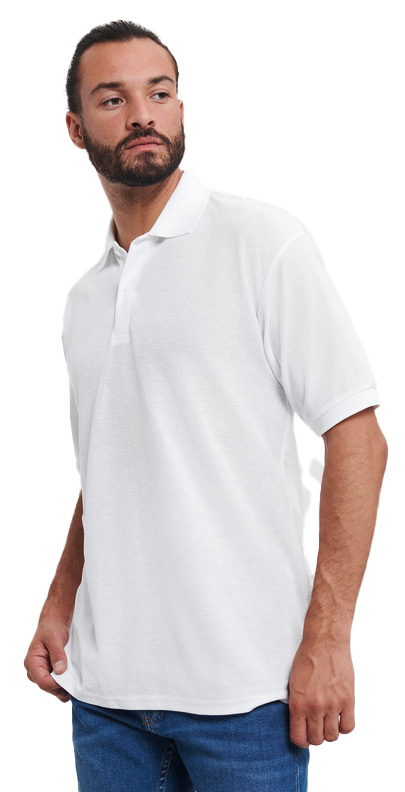 Ανδρική Μπλούζα Polo R-539M-0 Russell Blended Fabric White