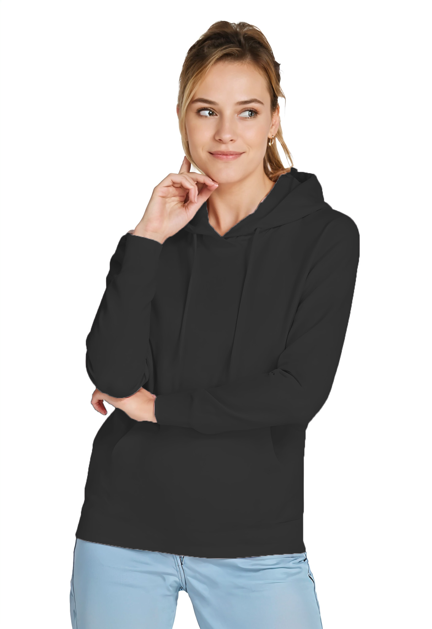 Γυναικείο Φούτερ με Κουκούλα SG27F SG Black