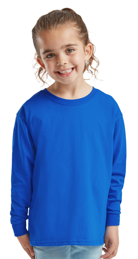Παιδικό Μακρυμάνικο T-Shirt 61-007-0 Fruit of the Loom Royal