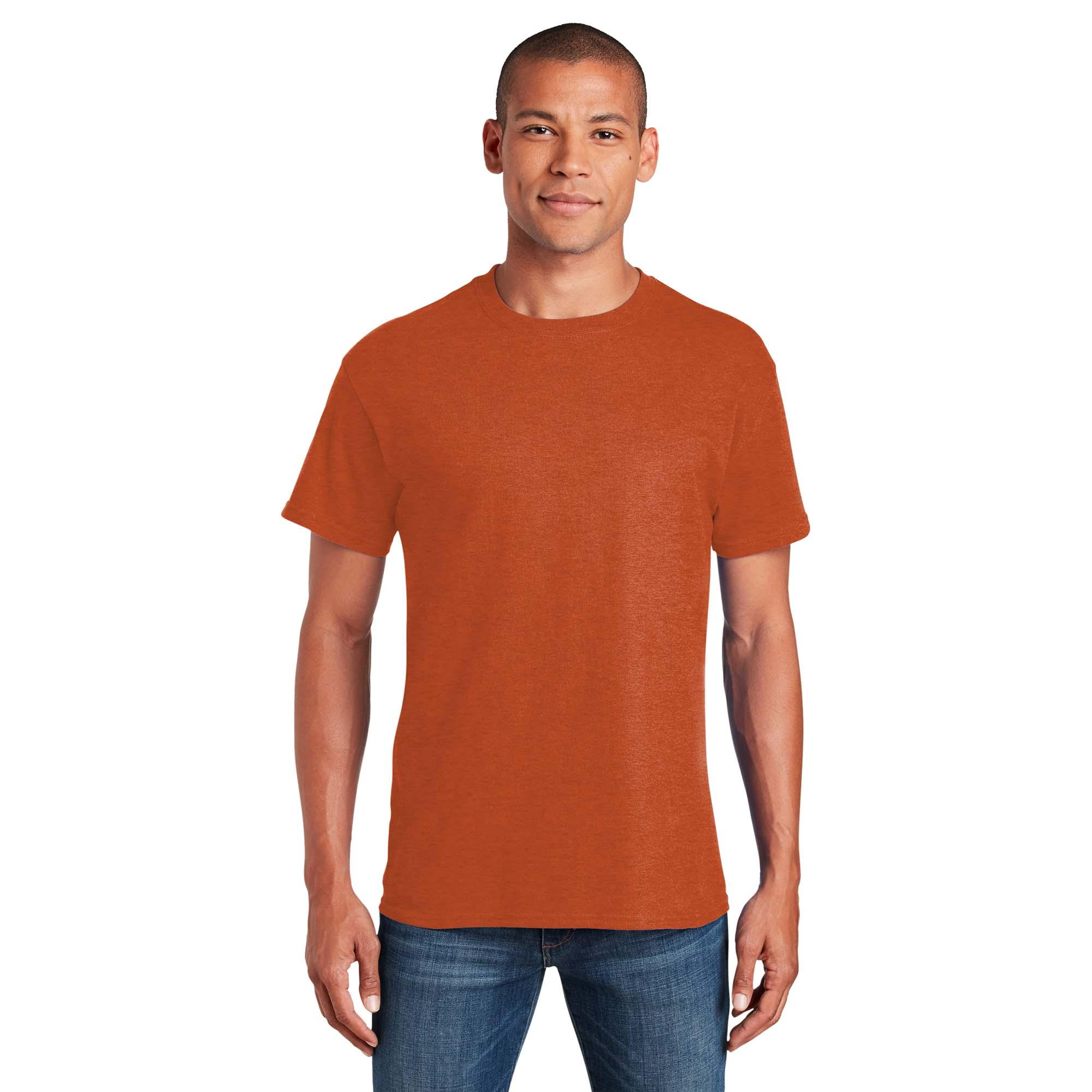 Ανδρικό T-Shirt Heavy Cotton 5000 Gildan Antique Πορτοκαλί