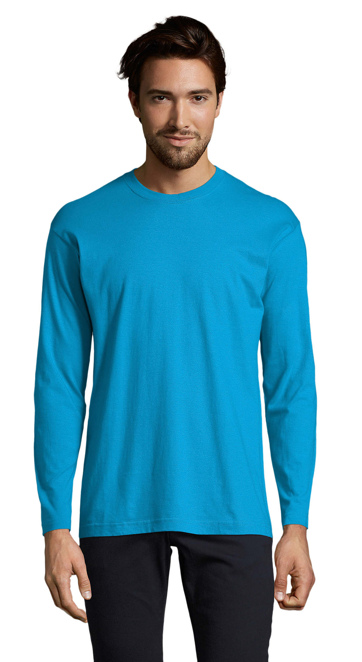 Μακρυμάνικο T-Shirt 11420 SOL'S Monarch Aqua