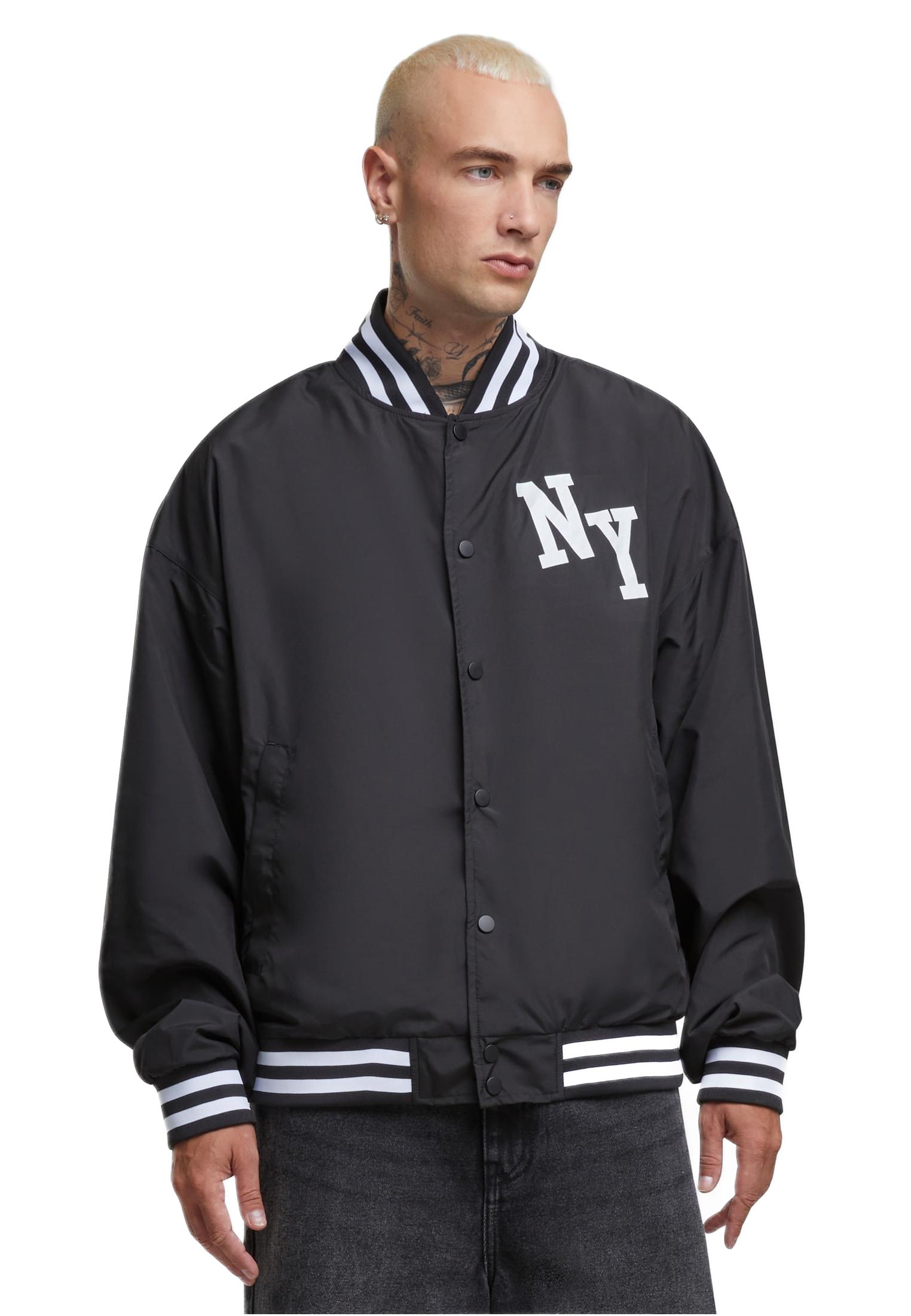 New York Arc Light College Jacket Mister Tee MT3386-00007 Black