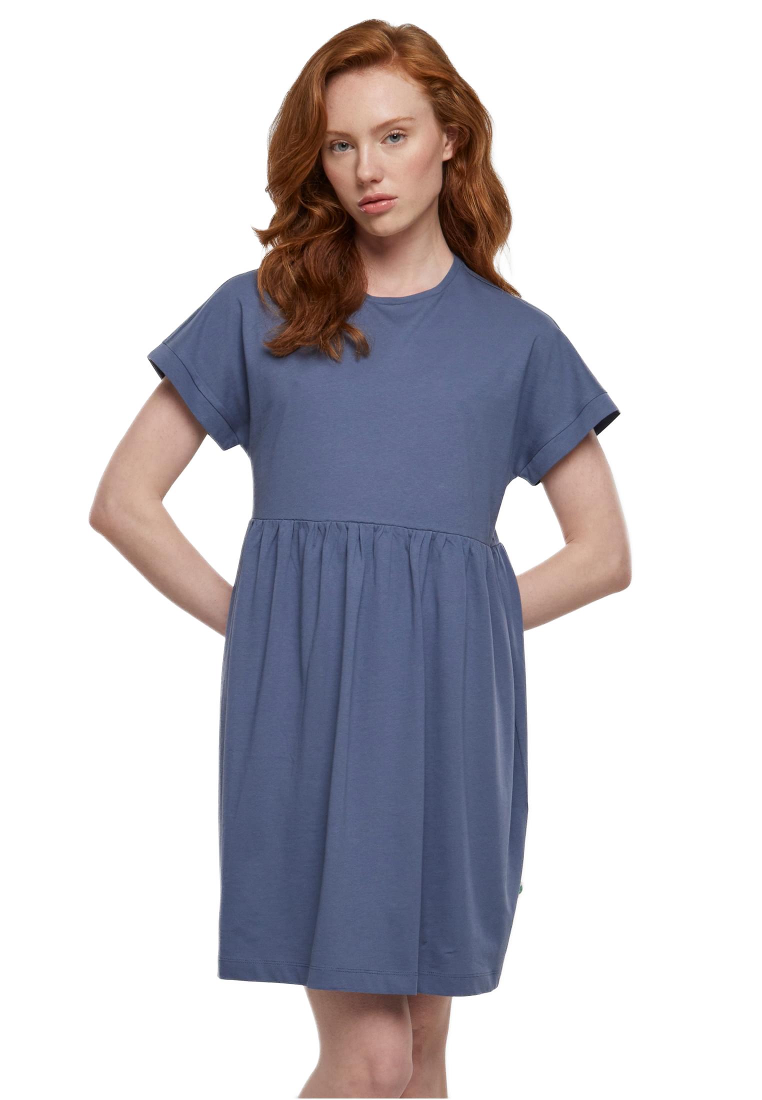 Γυναικείο Φόρεμα T-Shirt Organic Empire Valance TB5040 Urban Classics Vintageblue