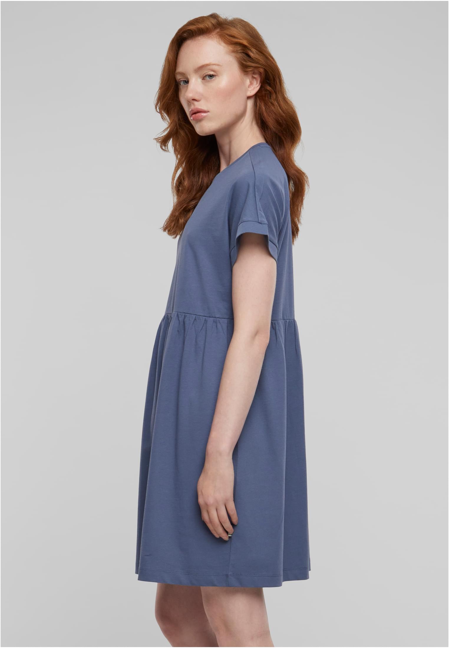Γυναικείο Φόρεμα T-Shirt Organic Empire Valance TB5040 Urban Classics Vintageblue