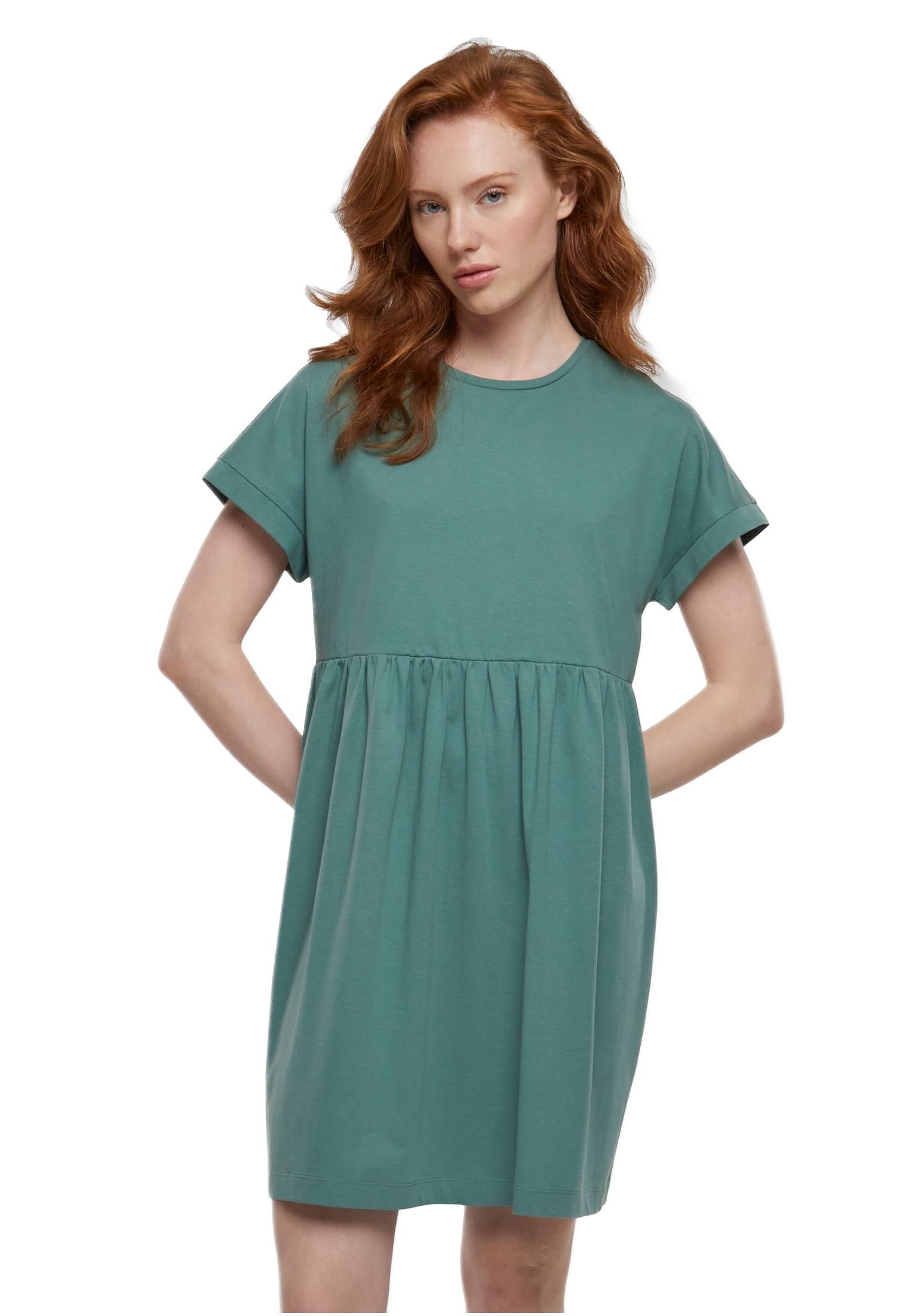 Γυναικείο Φόρεμα TB5040 Urban Classics Organic Empire Valance Tee Dress paleleaf
