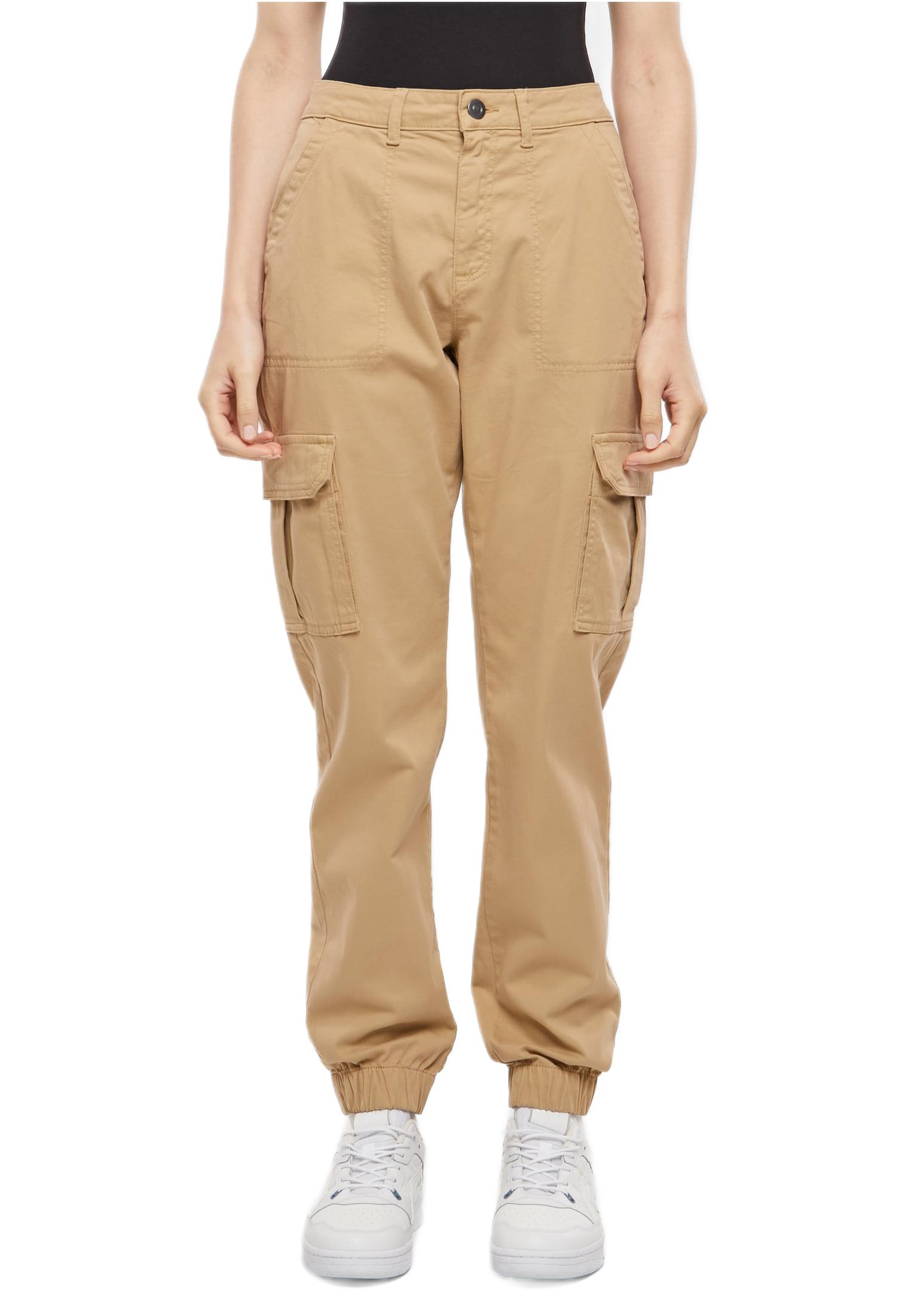Γυναικείο Παντελόνι Utility Cotton Twill TB5454-03738 Urban Classics unionbeige