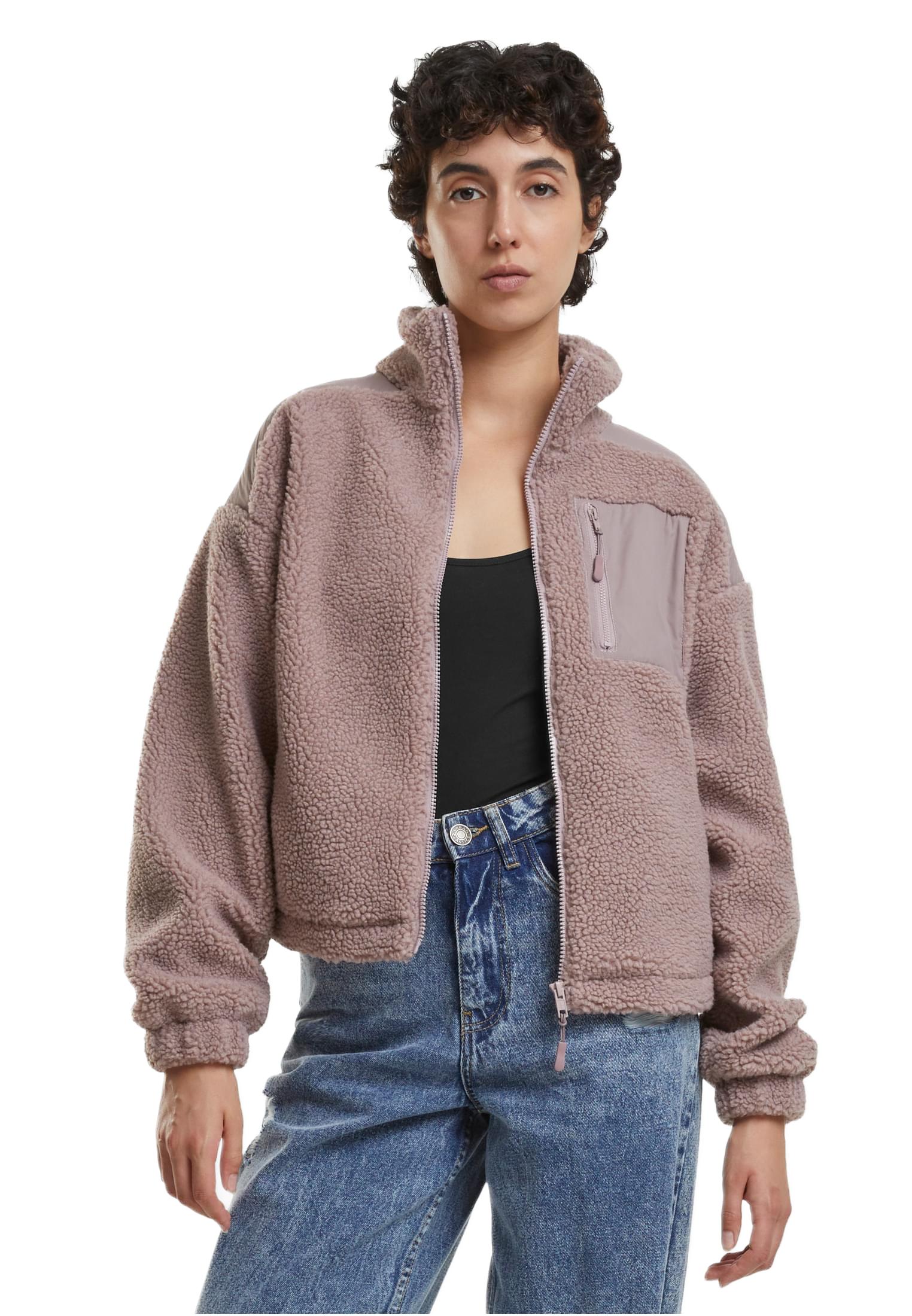 Γυναικείο Μπουφάν Sherpa Mix TB6068-02913 Urban Classics Duskrose