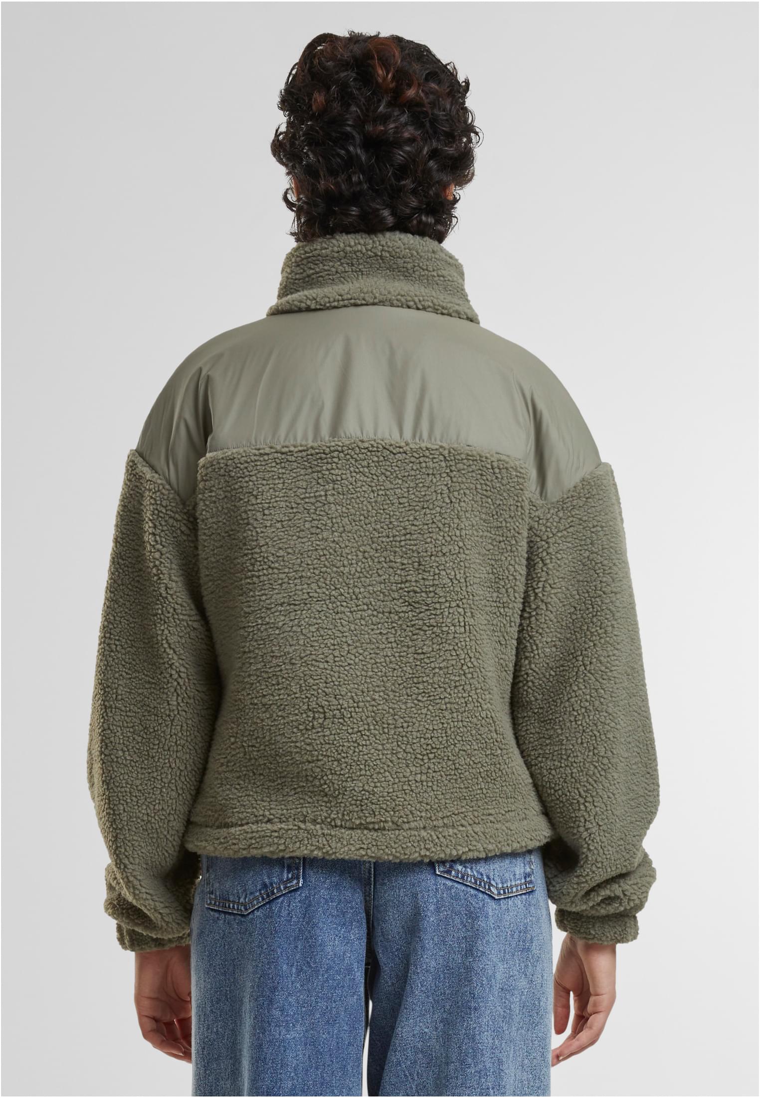 Γυναικείο Μπουφάν Sherpa Mix TB6068 Urban Classics Palegreen