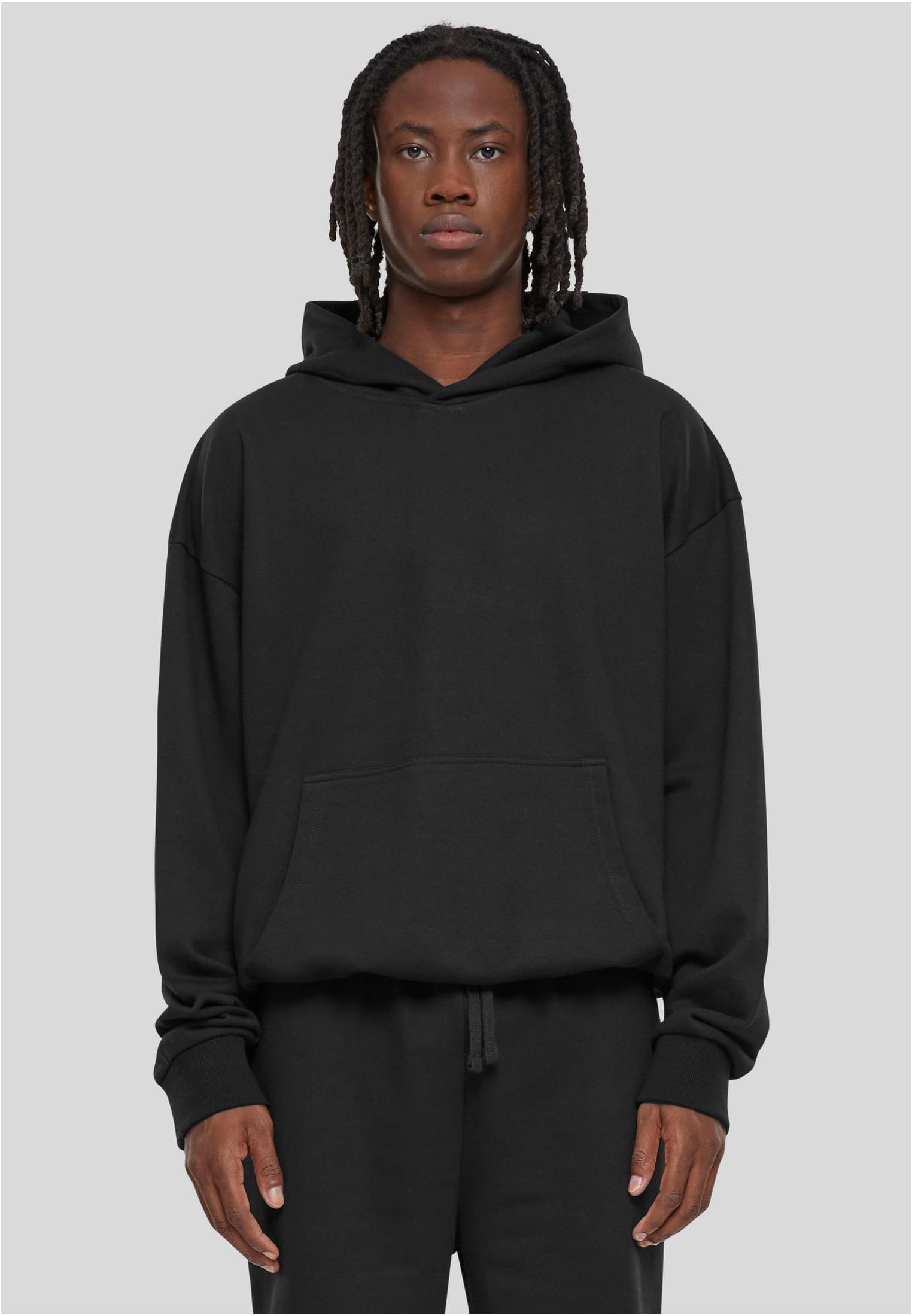 Ανδρικό Φούτερ με Κουκούλα Light Terry TB6660 Urban Classics Black
