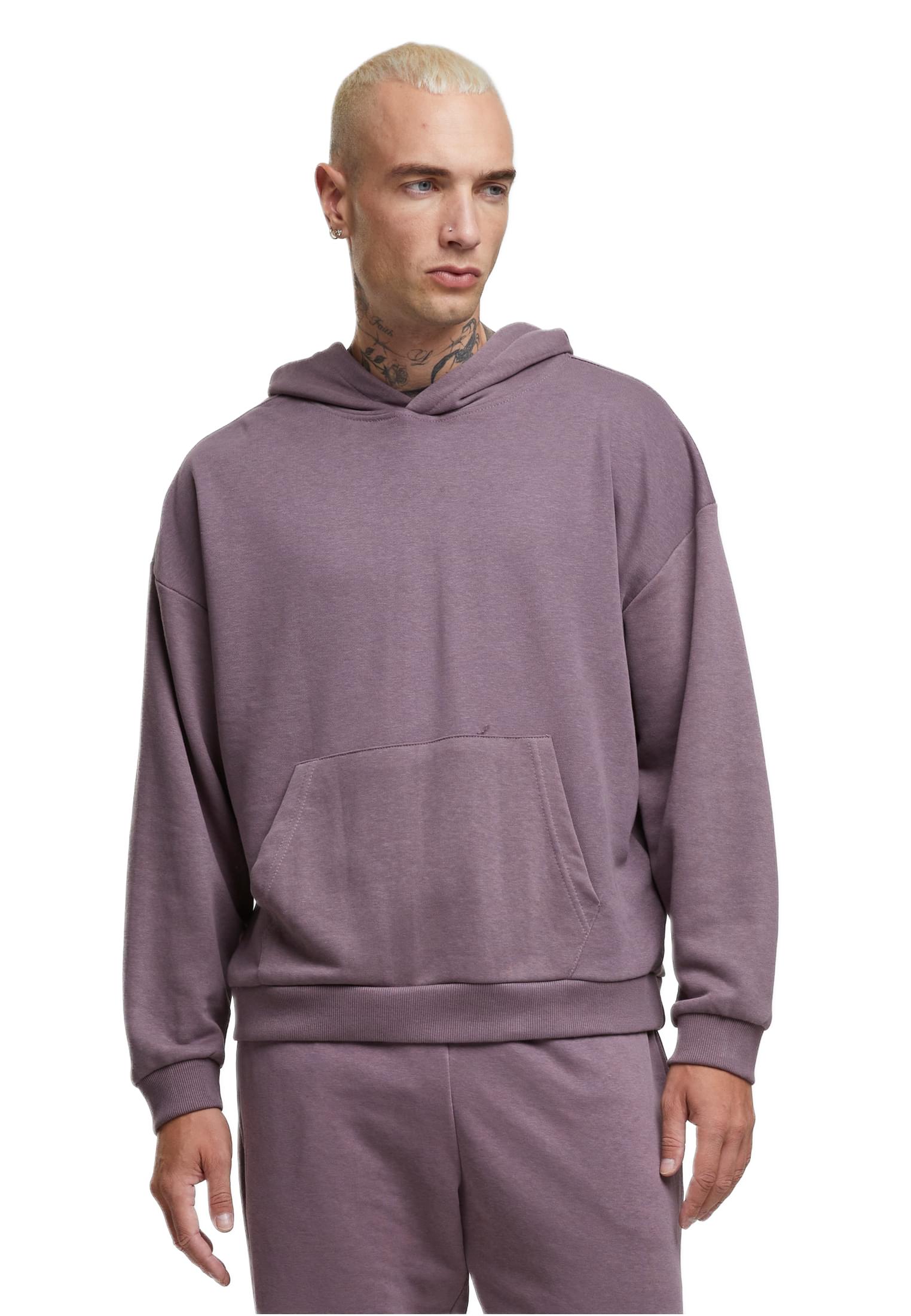 Ανδρικό Φούτερ με Κουκούλα Light Terry TB6660 Urban Classics Fadedpurple