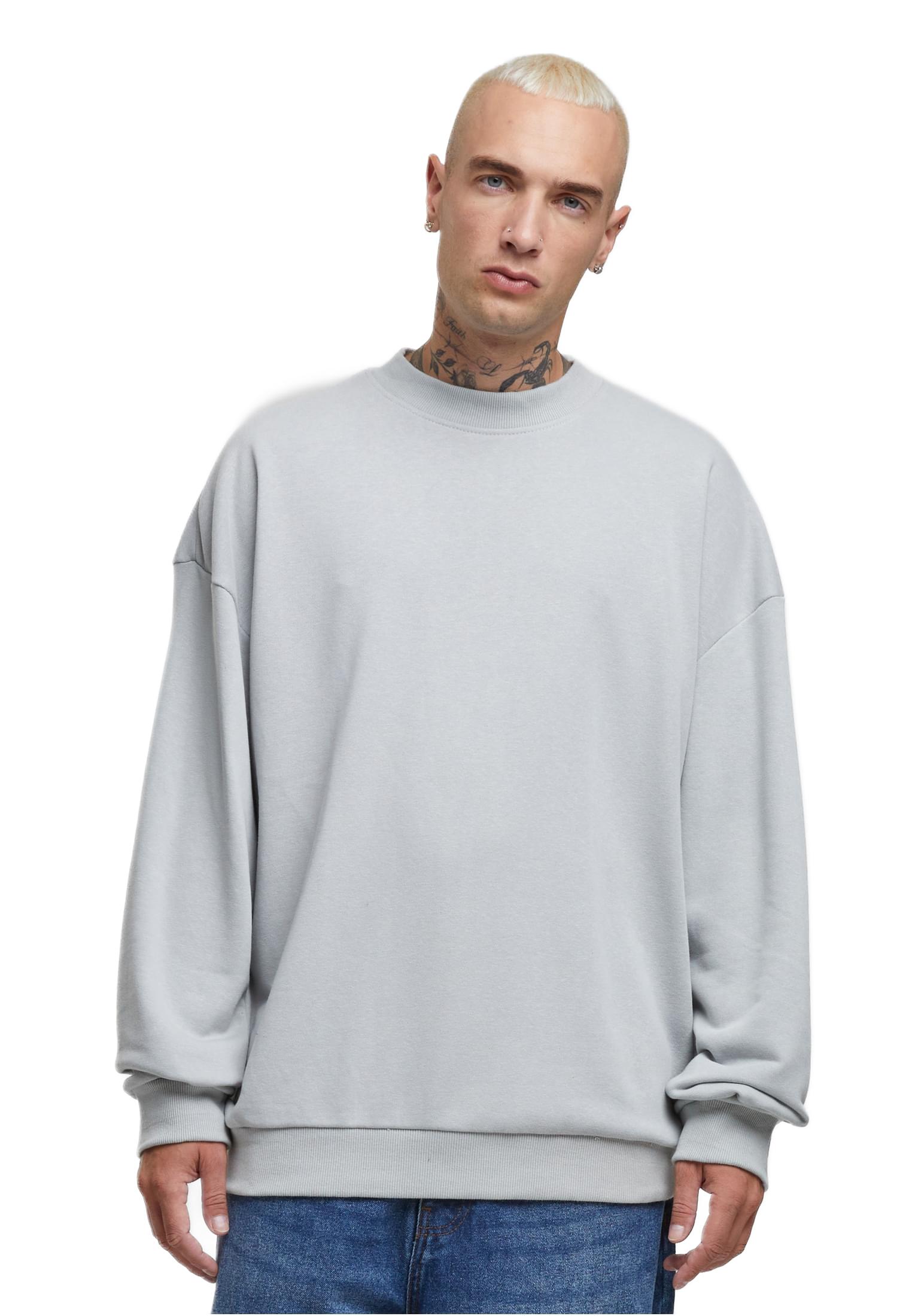 Light Terry Crew Urban Classics TB6663 Lightasphalt