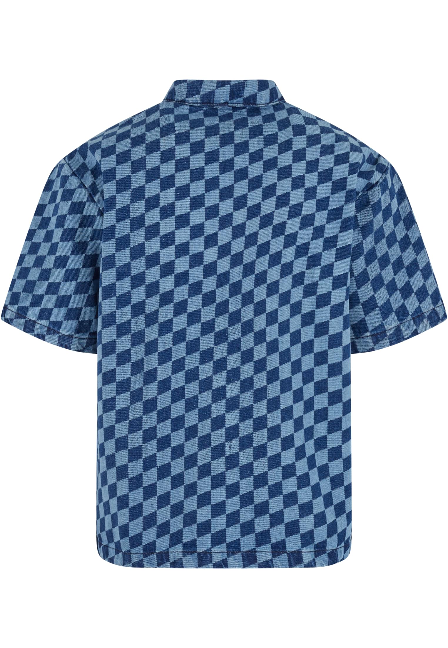 Laser Check Printed Boxy Shirt Urban Classics Tb6694-14129 Bluelasercheck Outlet ανδρικά Simple Wear