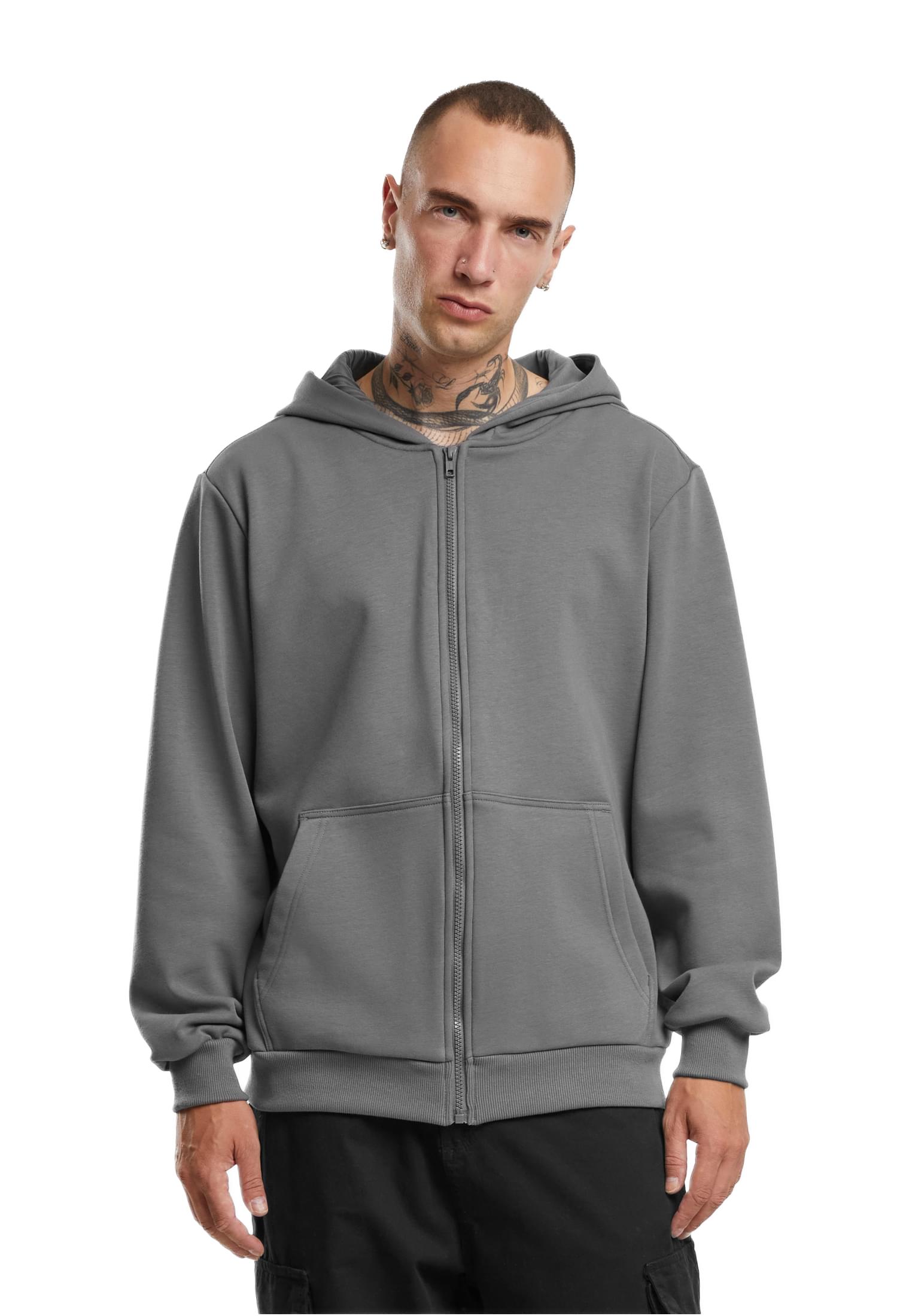Cozy Zip Hoodie Urban Classics TB6699 Cloudgrey