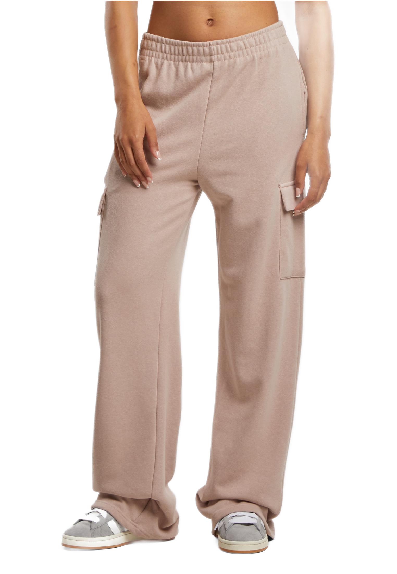 Ladies Baggy Light Terry Sweat Pants Urban Classics TB6857-02913 Duskrose