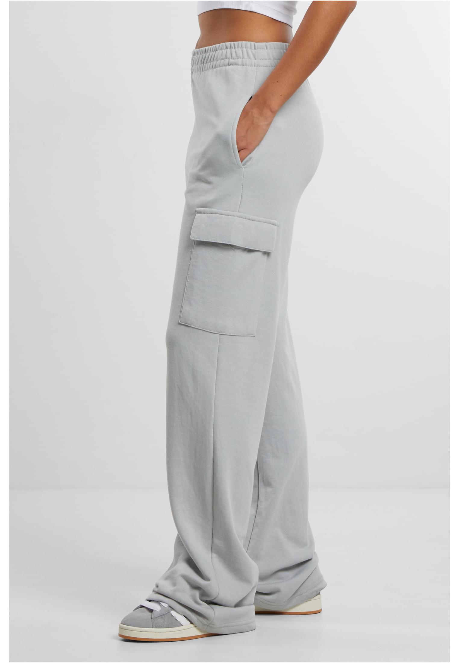 Ladies Baggy Light Terry Sweat Pants Urban Classics TB6857-02946 Lightasphalt