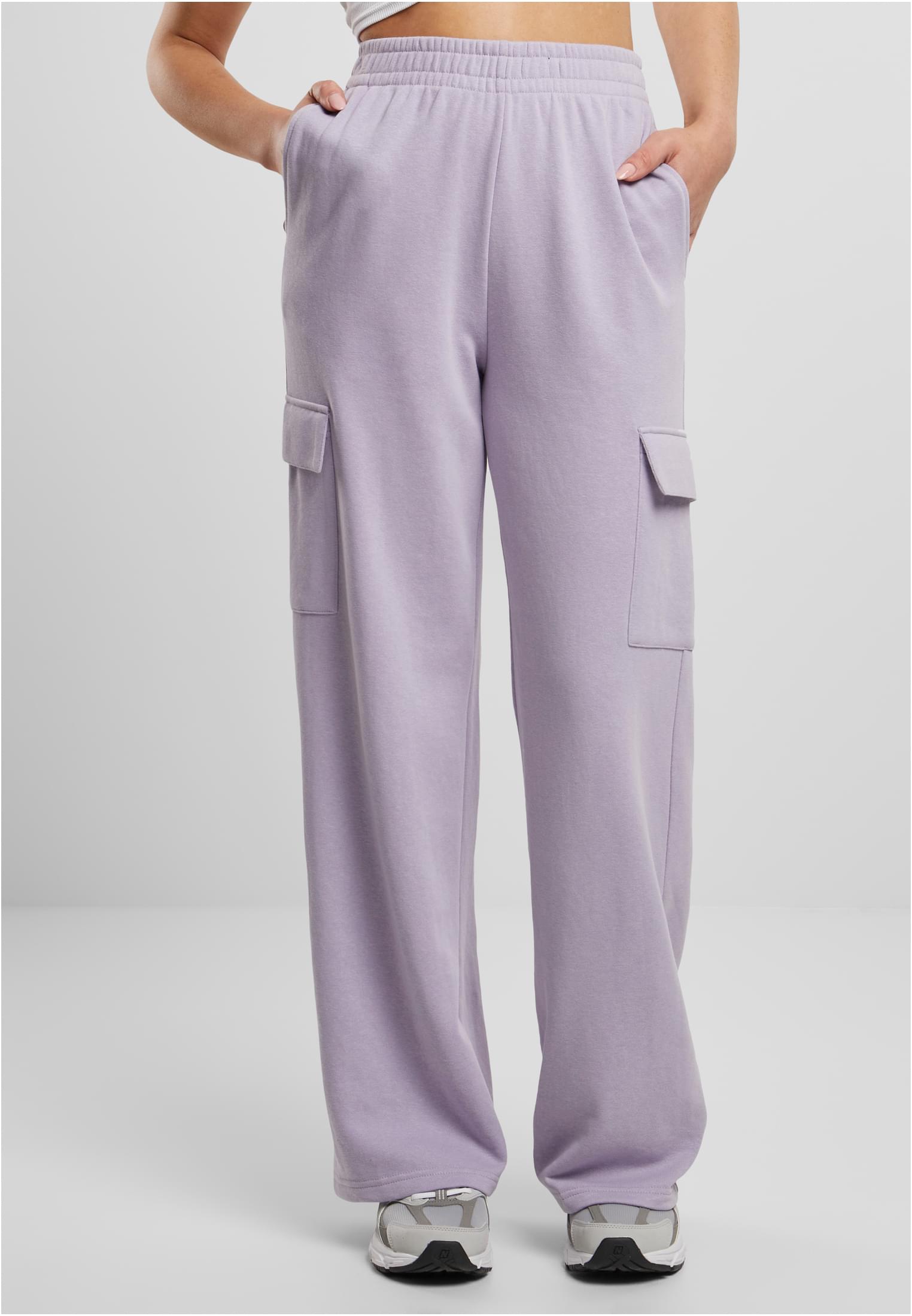 Ladies Baggy Light Terry Sweat Pants Urban Classics TB6857-14120 Dustylilac