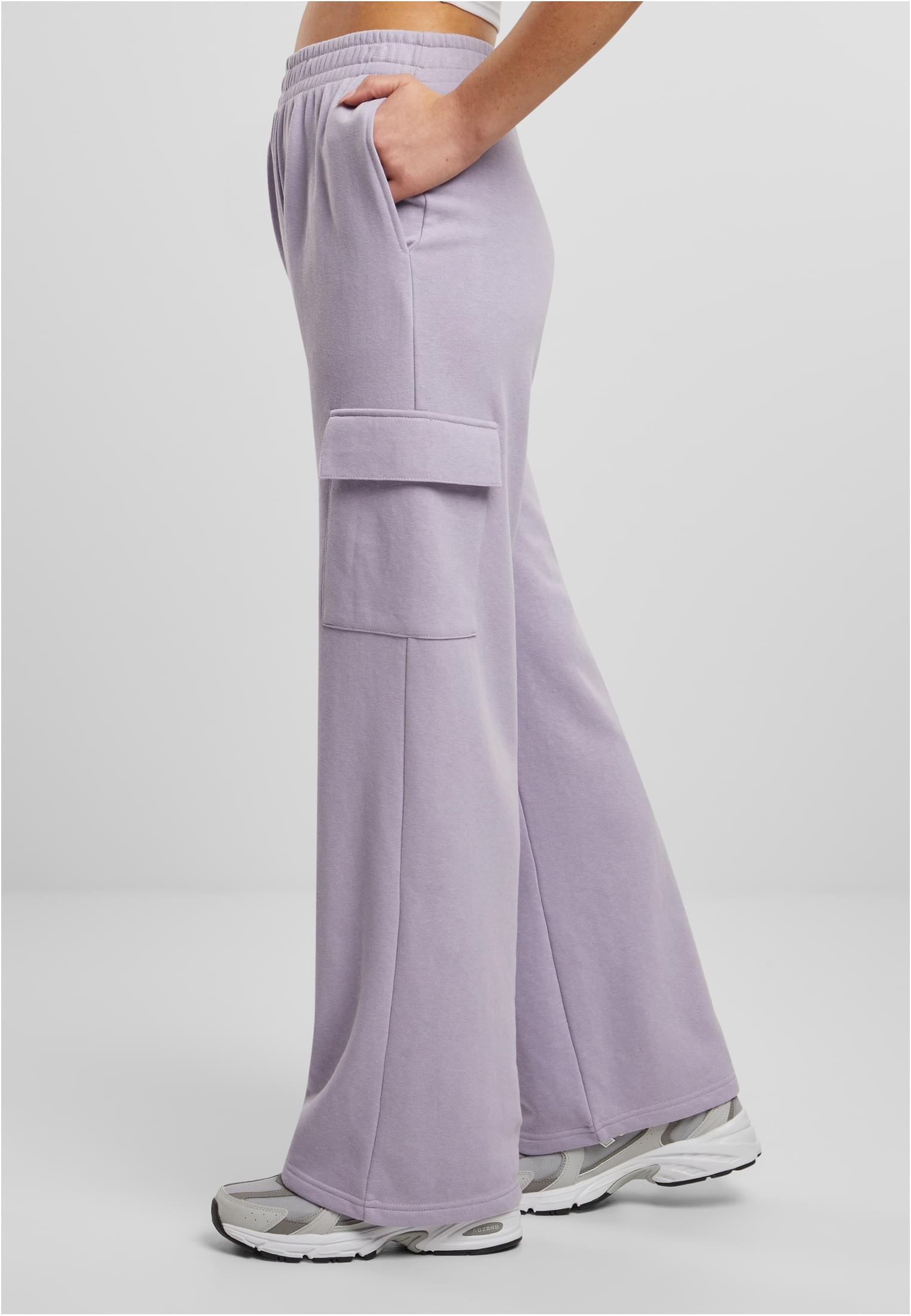 Ladies Baggy Light Terry Sweat Pants Urban Classics TB6857-14120 Dustylilac