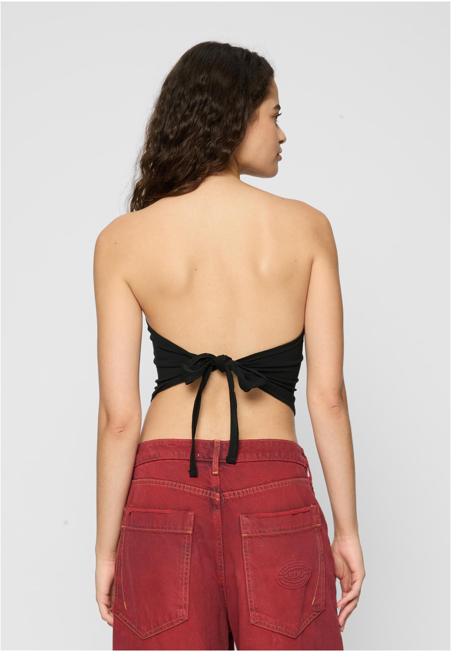 Γυναικείο Top Bandeau 2-Τεμαχίων TB6872A-02906 Urban Classics white+black