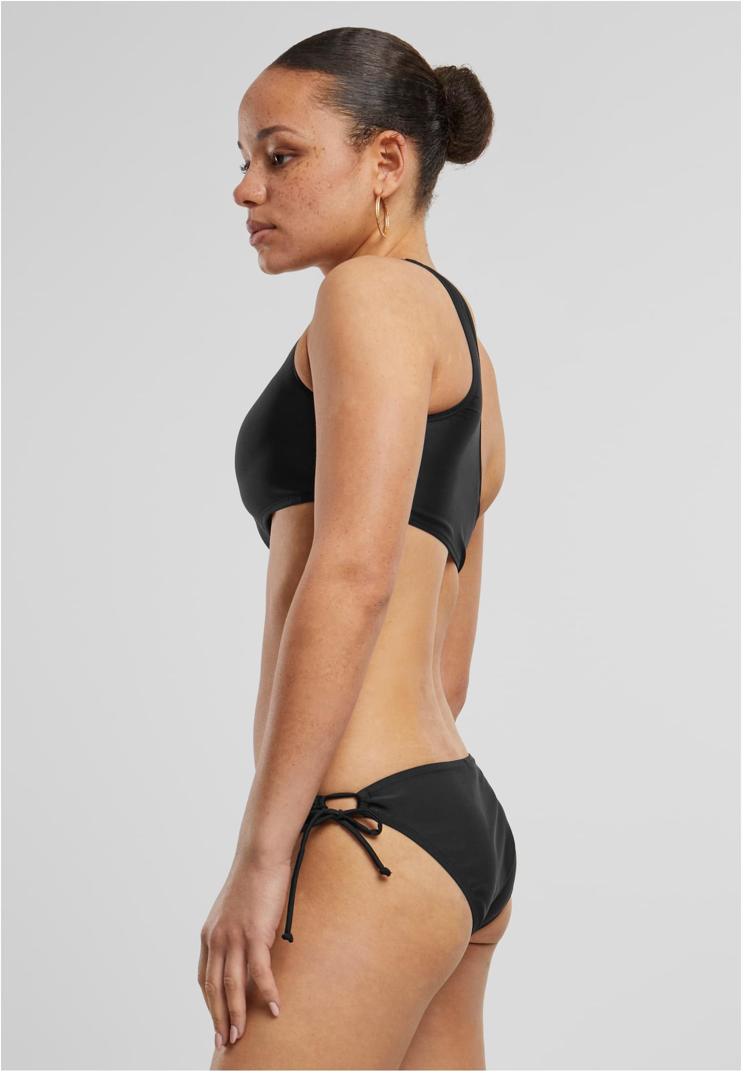 Ladies Asymmetric Bikini Urban Classics TB6886-00007 Black