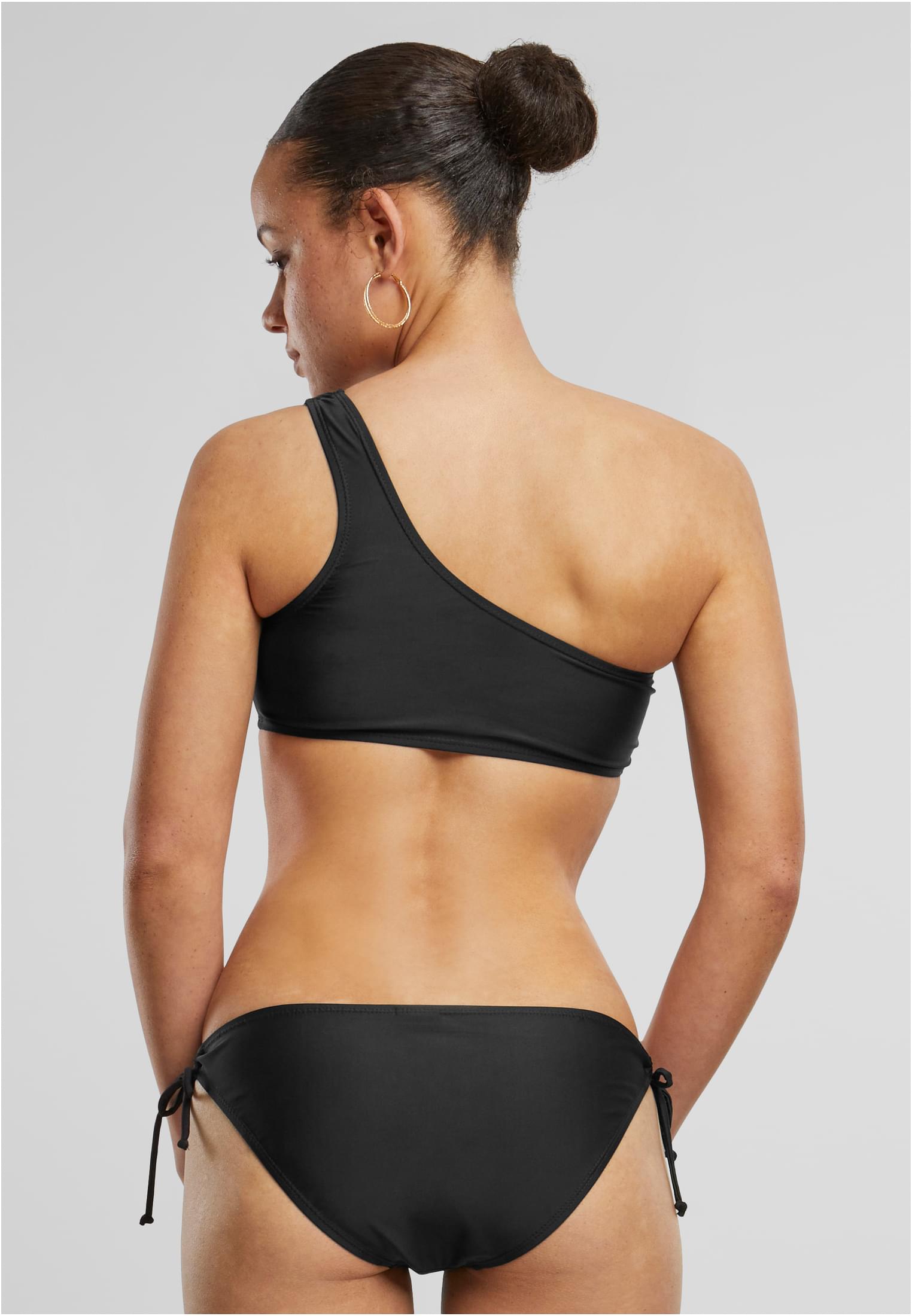 Ladies Asymmetric Bikini Urban Classics TB6886-00007 Black