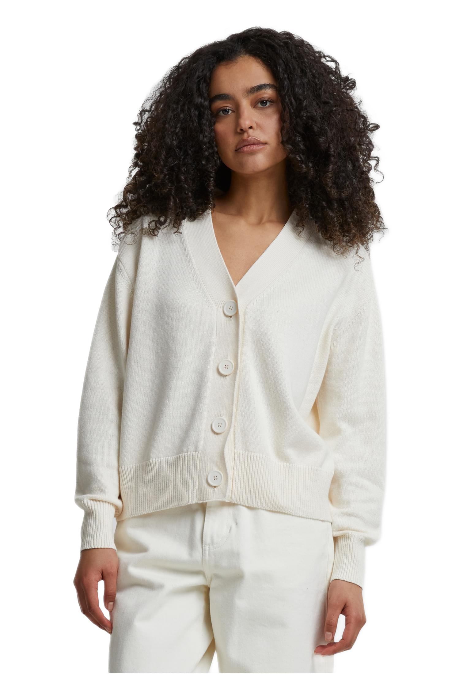 Γυναικεία Πλεκτή Ζακέτα Rib TB6899-02903 Urban Classics Whitesand