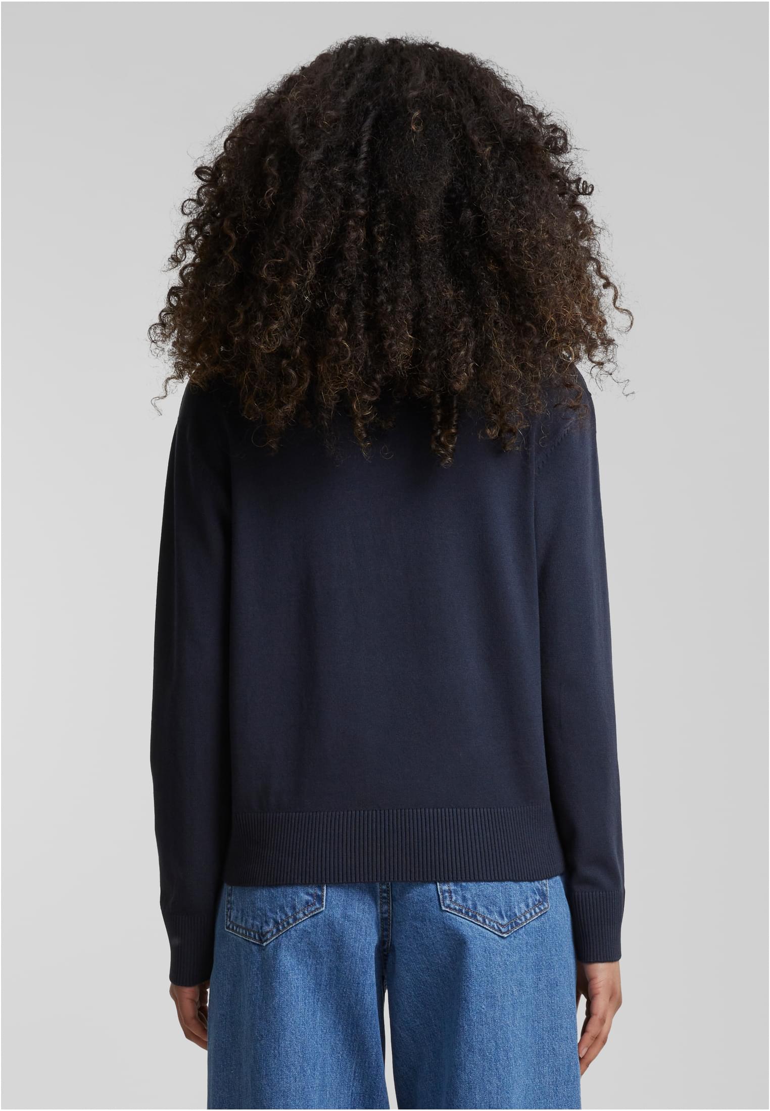 Ladies Knitted Roundneck Sweater Urban Classics TB6902-00155 Navy