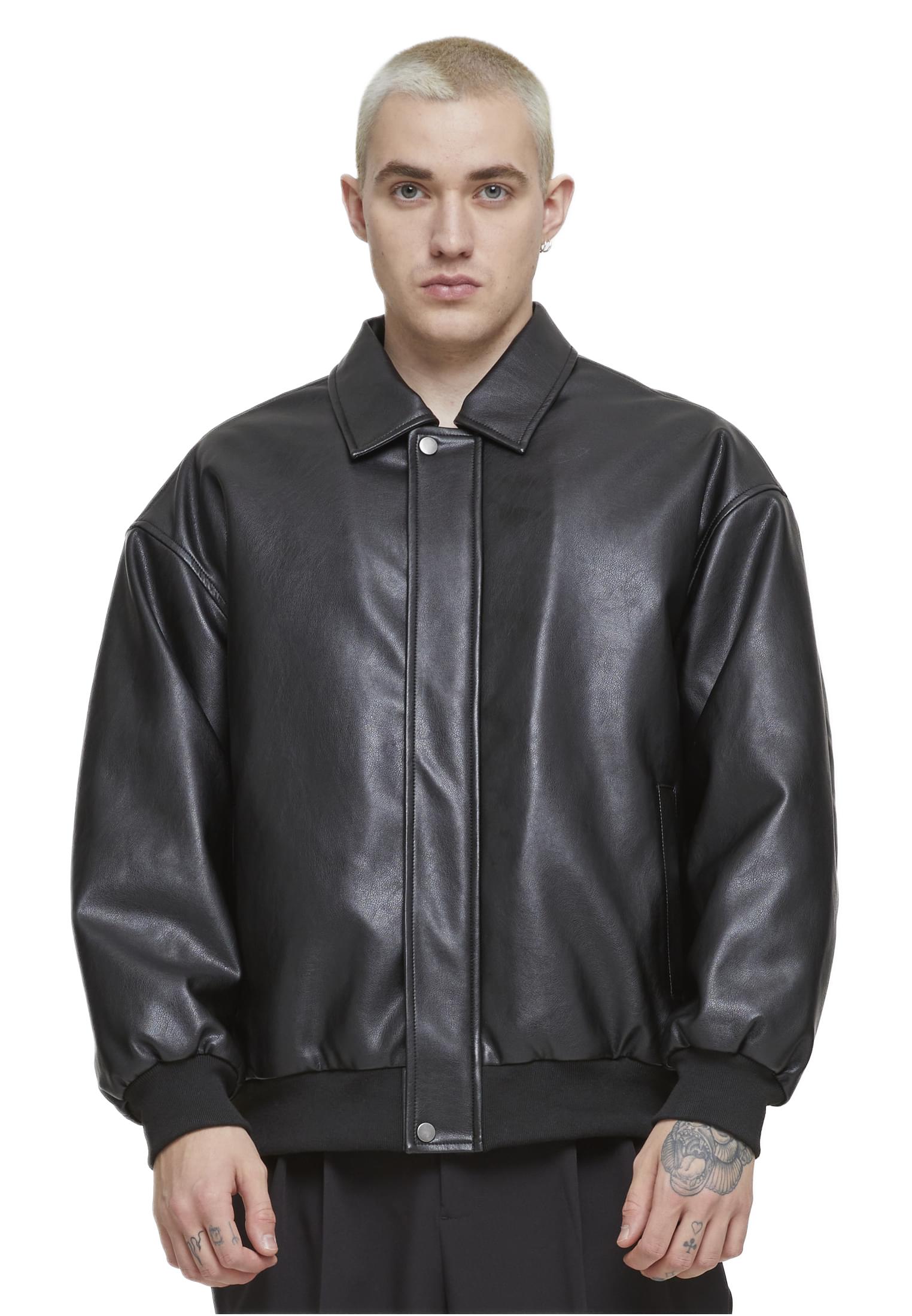 Μπουφάν Synthetic Leather Blouson TB6914-00007 Urban Classics Black
