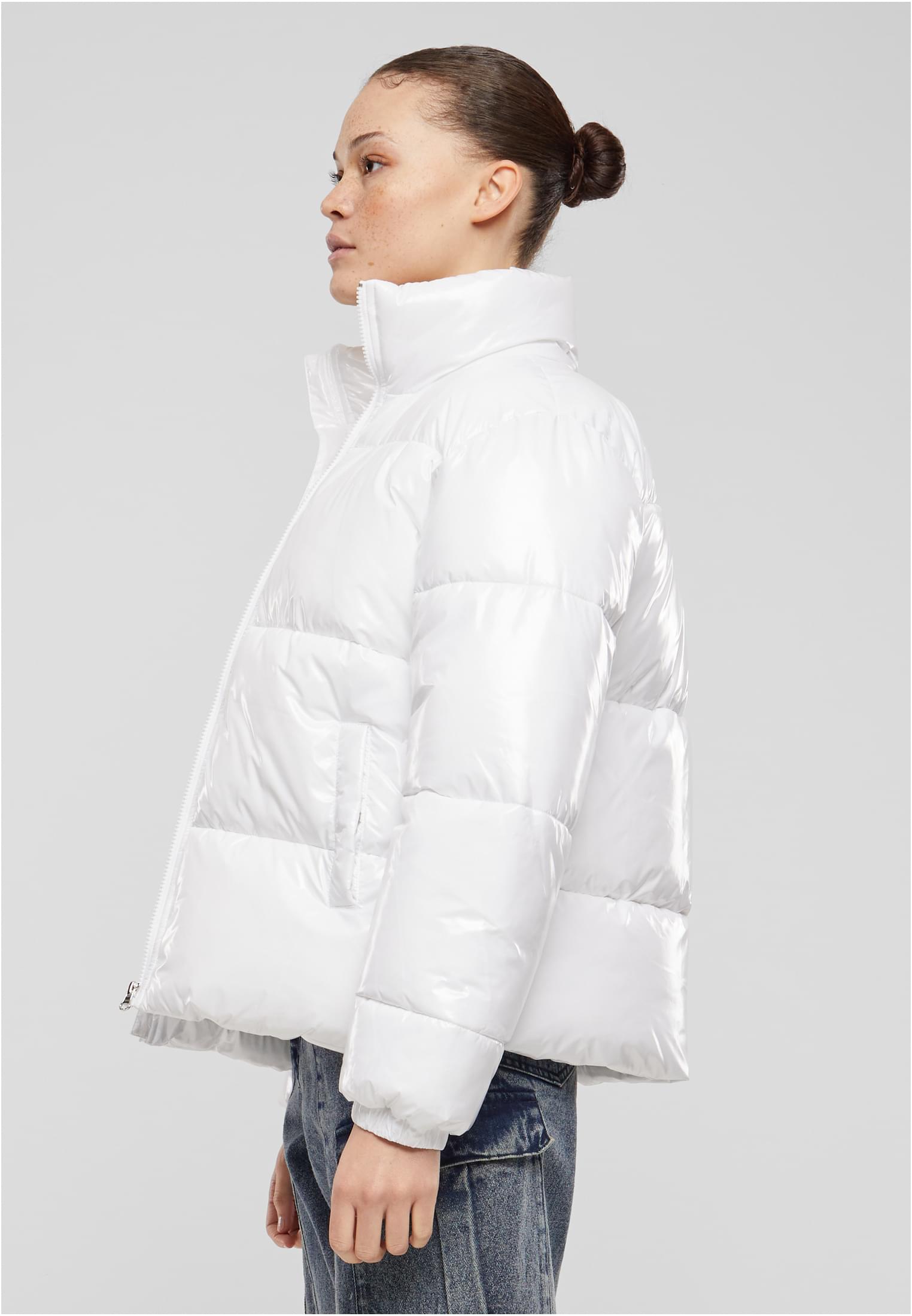 Γυναικείο Φουσκωτό Μπουφάν (Puffer) TB7003-00220 Urban Classics Shiny White